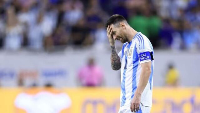 Final Copa America 2024 Argentina vs Kolombia: Tangisan Messi di Bangku Cadangan!