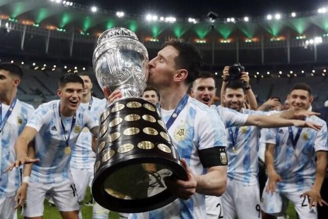 Daftar Piala Diraih Lionel Messi di Timnas Argentina!