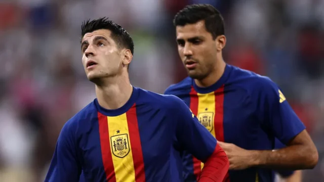 Morata & Rodri dilarang karena nyanyian 'Gibraltar adalah bahasa Spanyol'