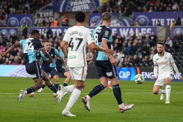 Hasil Pertandingan Carabao Cup Swansea City vs Wycombe: Skor 1-0