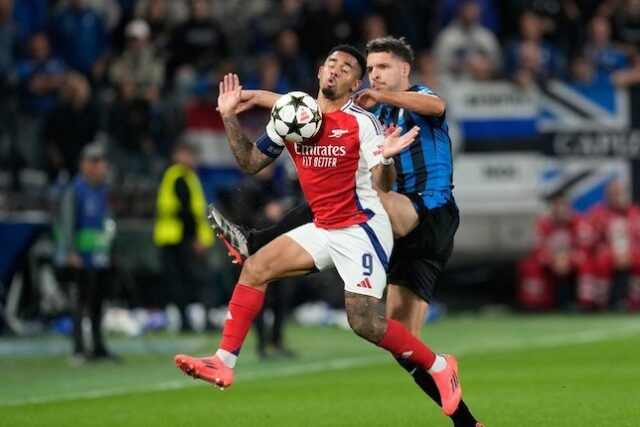 Hasil Liga Champions: Atalanta vs Arsenal - Skor 0-0