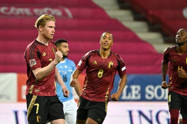 Hasil Pertandingan Belgia vs Israel: Skor Akhir 3-1