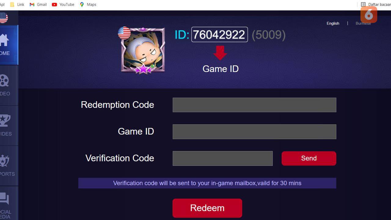 Kode Redeem Mobile Legends Terbaru 2026, Skin Epic Diamond dan Item Gratis!